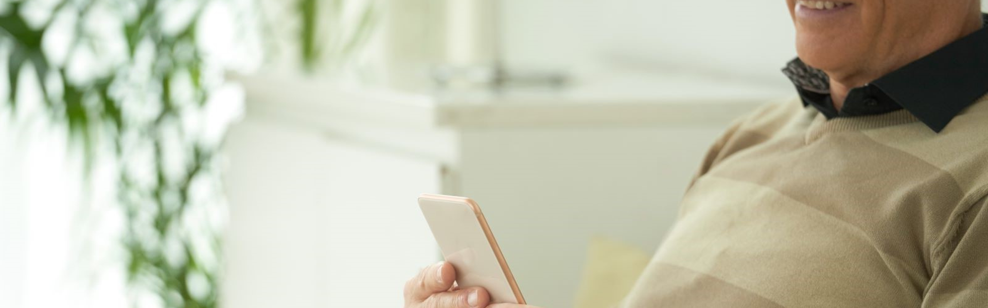 Older Man With Smartphone