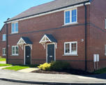 Photo of two new semi-detached houses