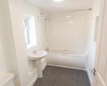 Photo of a newly installed bathroom at Ocean House